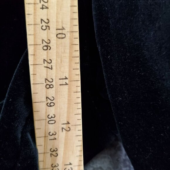 Nygard Jeans Womens 12 Black Stretch Corduroy Straight Leg - Picture 5 of 9